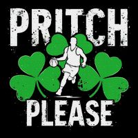Irish Pritch Please Basketball Flexfit Unipanel Trucker Cap