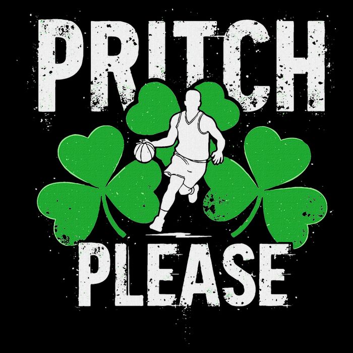Irish Pritch Please Basketball Flexfit Unipanel Trucker Cap