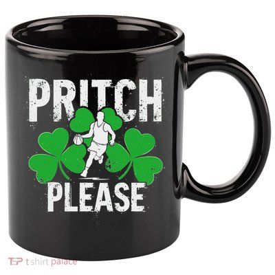 Irish Pritch Please Basketball 11oz C Handle Ceramic Mug