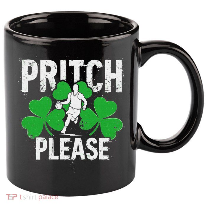Irish Pritch Please Basketball 11oz C Handle Ceramic Mug