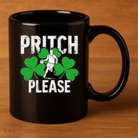 Irish Pritch Please Basketball 11oz C Handle Ceramic Mug