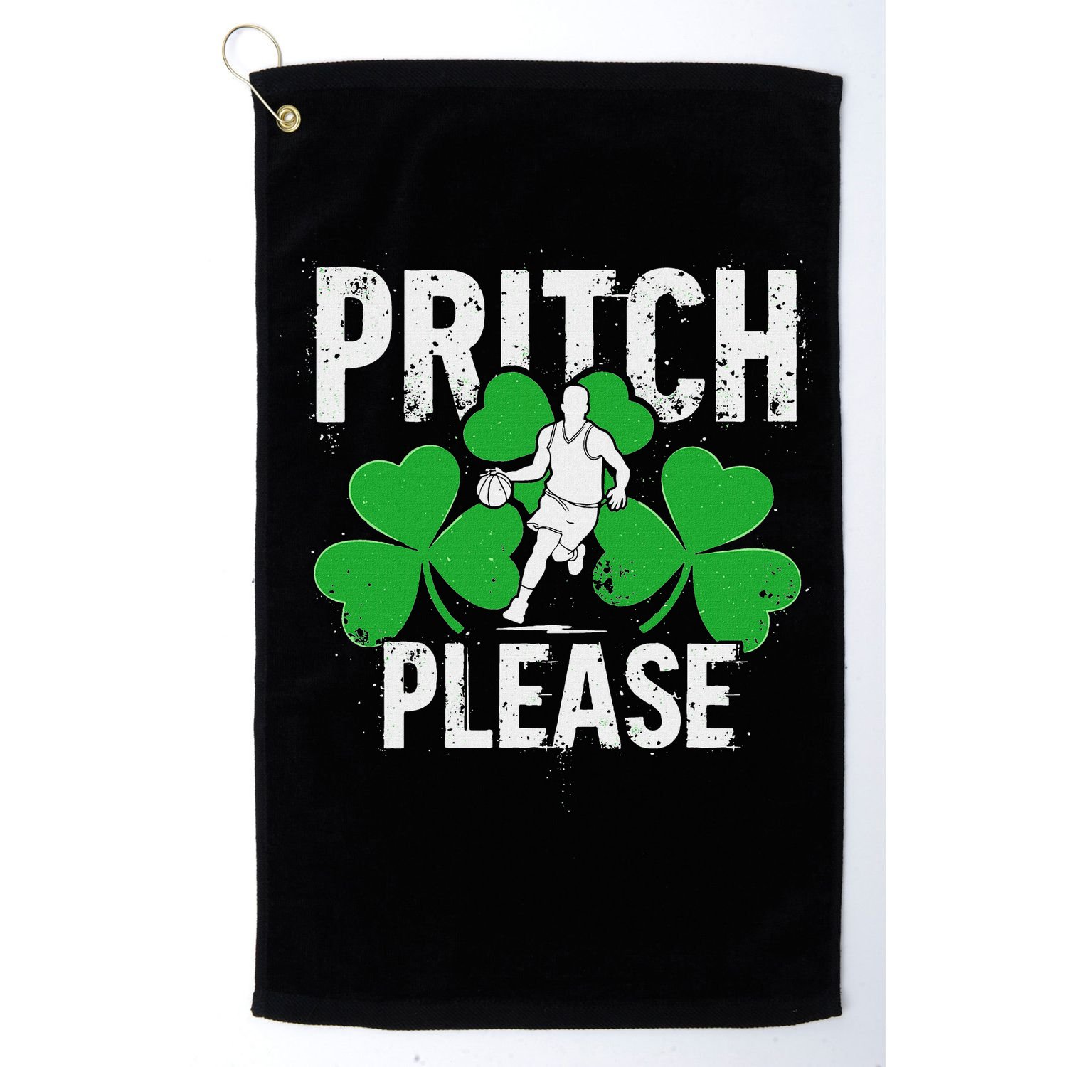 Irish Pritch Please Basketball Golf Towel