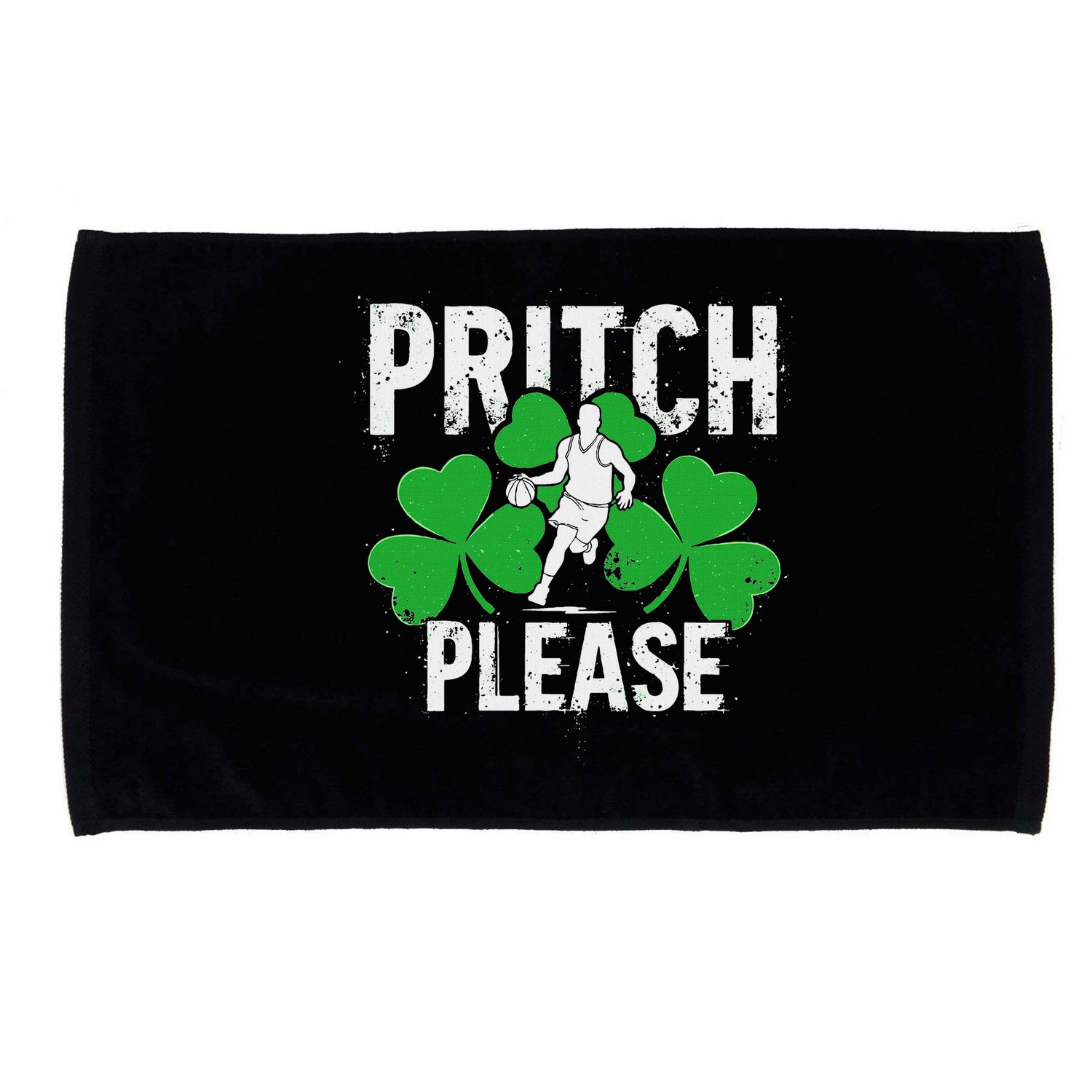 Irish Pritch Please Basketball Microfiber Hand Towel