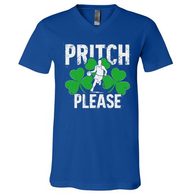 Irish Pritch Please Basketball V-Neck T-Shirt