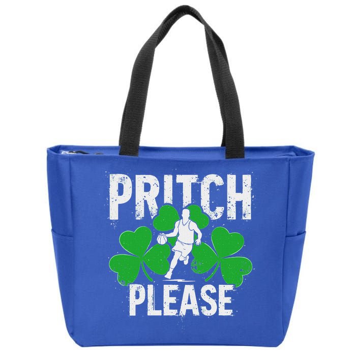 Irish Pritch Please Basketball Zip Tote Bag
