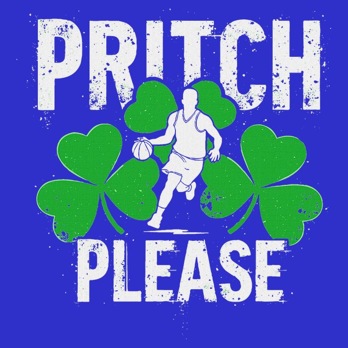 Irish Pritch Please Basketball Zip Tote Bag