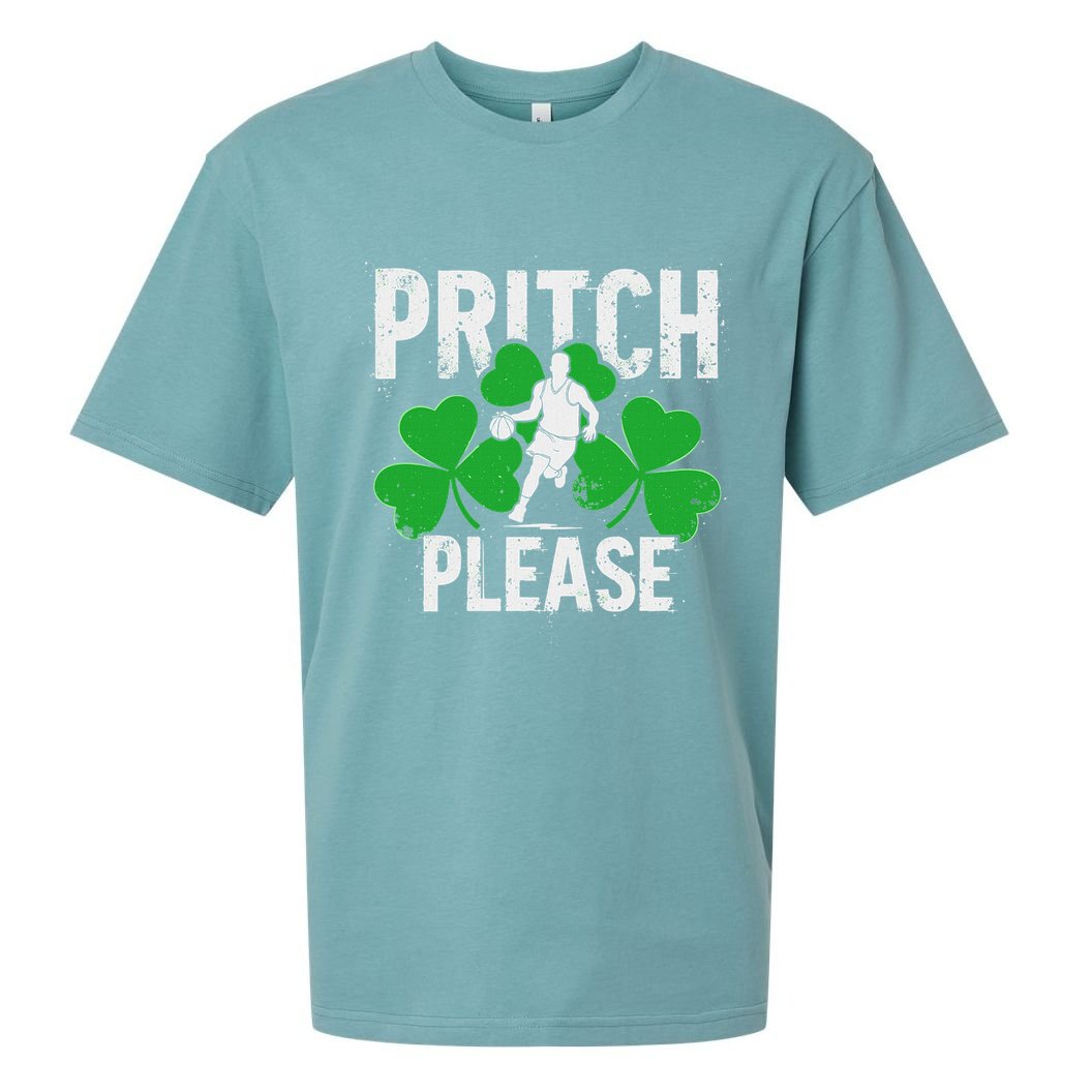 Irish Pritch Please Basketball Sueded Cloud Jersey T-Shirt