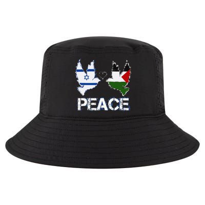 Israel Palestine Peace Friendship Pigeons gift Cool Comfort Performance Bucket Hat