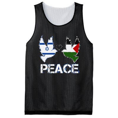 Israel Palestine Peace Friendship Pigeons gift Mesh Reversible Basketball Jersey Tank