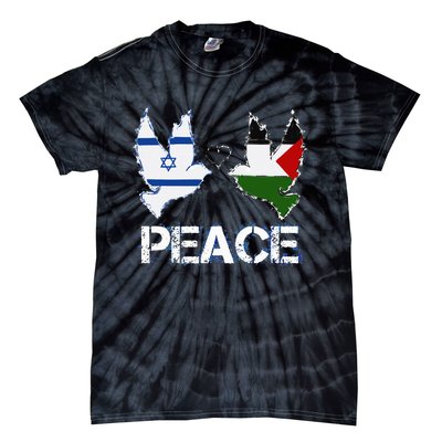 Israel Palestine Peace Friendship Pigeons gift Tie-Dye T-Shirt