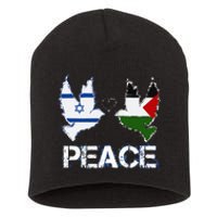 Israel Palestine Peace Friendship Pigeons gift Short Acrylic Beanie