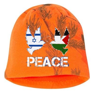 Israel Palestine Peace Friendship Pigeons gift Kati - Camo Knit Beanie