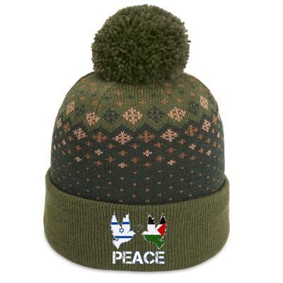 Israel Palestine Peace Friendship Pigeons gift The Baniff Cuffed Pom Beanie