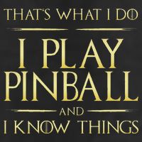 I Play Pinball And I Know Things Pinball Garment-Dyed Fleece Hoodie