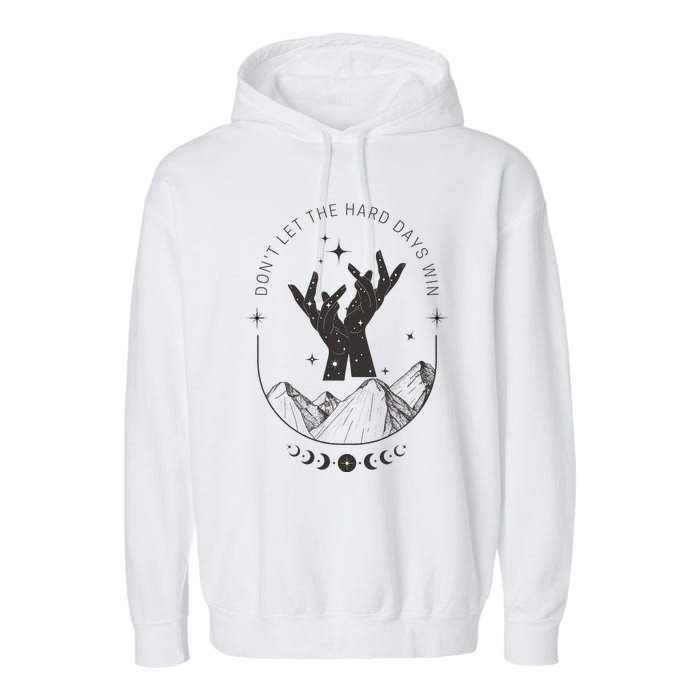 Inspirational Positive Quote Fantasy Romance Book Reader Garment-Dyed Fleece Hoodie