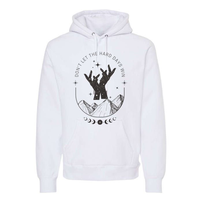 Inspirational Positive Quote Fantasy Romance Book Reader Premium Hoodie