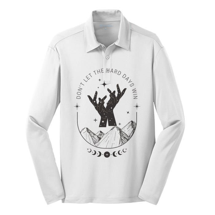 Inspirational Positive Quote Fantasy Romance Book Reader Silk Touch Performance Long Sleeve Polo