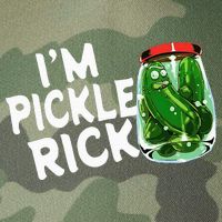IM Pickle Rick Pickle Funny Legacy Tie Dye Trucker Hat