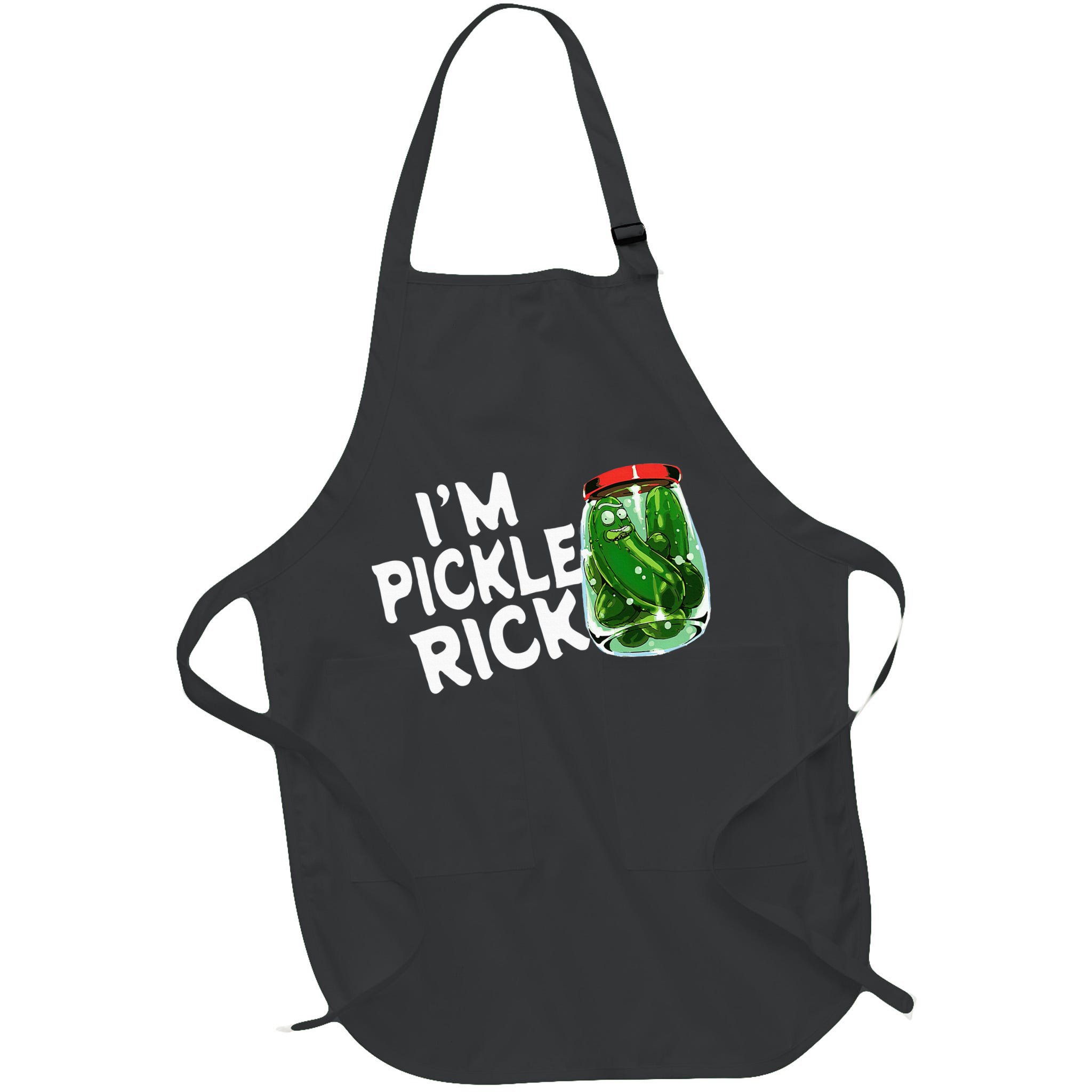 IM Pickle Rick Pickle Funny Apron