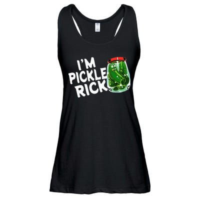 IM Pickle Rick Pickle Funny Ladies Essential Flowy Tank