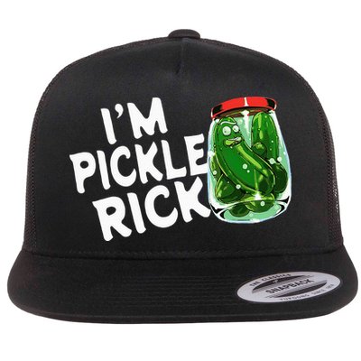 IM Pickle Rick Pickle Funny Flatbill Hat