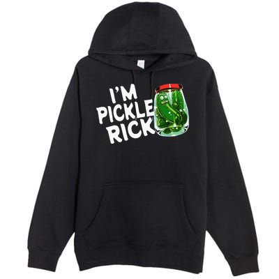 IM Pickle Rick Pickle Funny Premium Pullover Hoodie