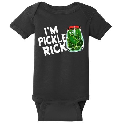 IM Pickle Rick Pickle Funny Baby Bodysuit