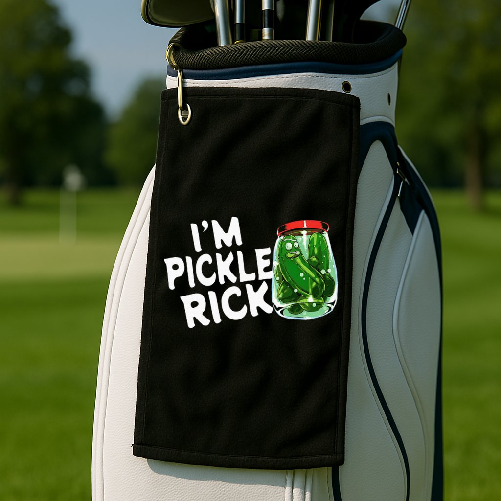 IM Pickle Rick Pickle Funny Golf Towel