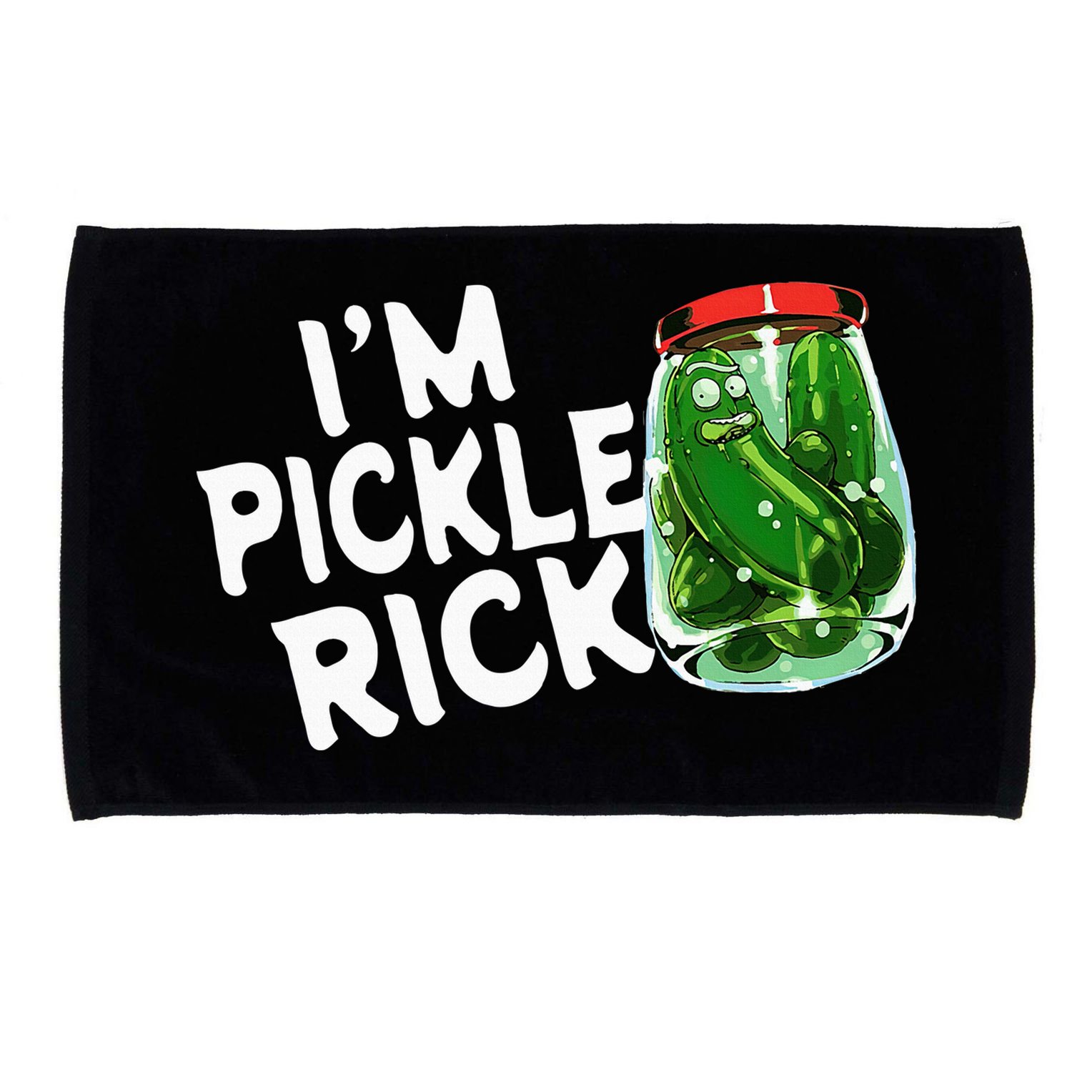 IM Pickle Rick Pickle Funny Microfiber Hand Towel