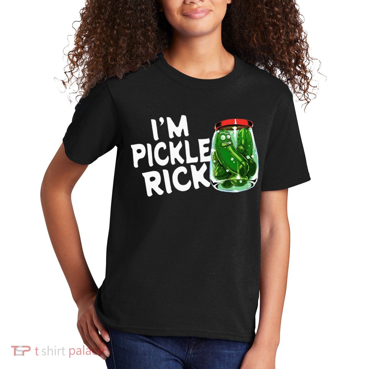 IM Pickle Rick Pickle Funny Kids T-Shirt