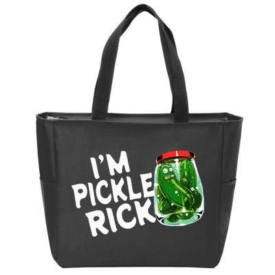 IM Pickle Rick Pickle Funny Zip Tote Bag