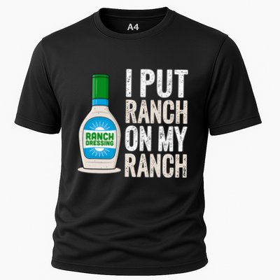 I Put Ranch On My Ranch Funny Vintage Ranch Dressing Performance Shirt