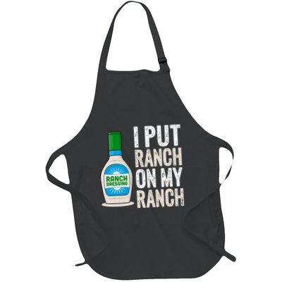 I Put Ranch On My Ranch Funny Vintage Ranch Dressing Apron