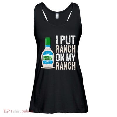 I Put Ranch On My Ranch Funny Vintage Ranch Dressing Ladies Essential Flowy Tank