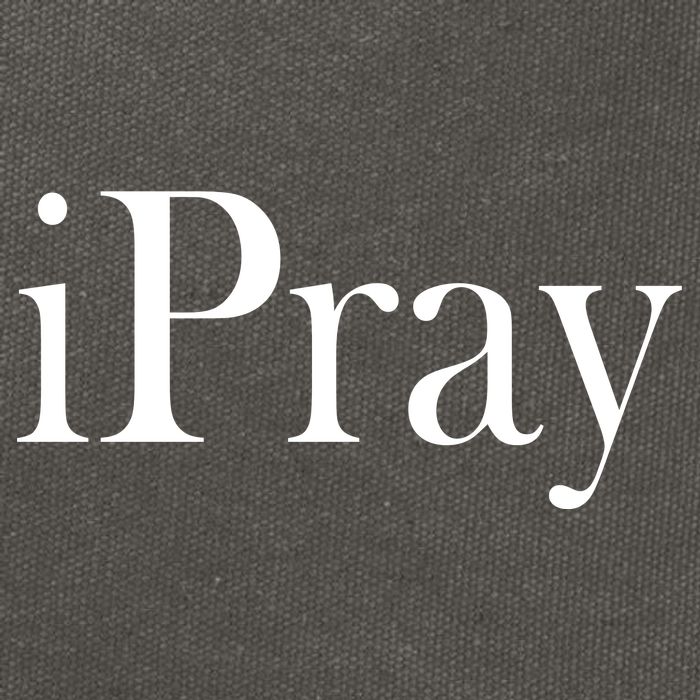 iPray I Pray Cotton Canvas Backpack
