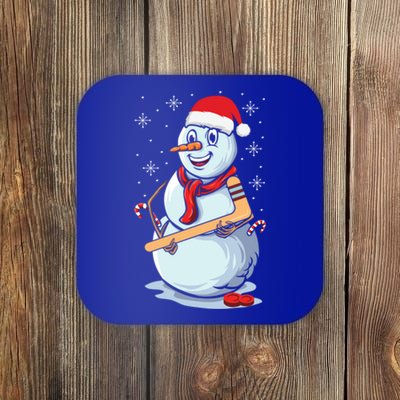 Icehockey Player Snow Ice Hockey Stick Winter Sports Gift Coaster