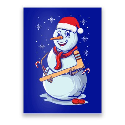 Icehockey Player Snow Ice Hockey Stick Winter Sports Gift Poster