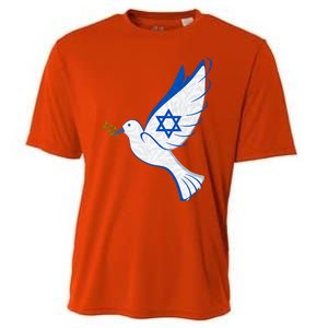 Israel Pro Support Stand Strong Peace Love Jewish  Cooling Performance Crew T-Shirt