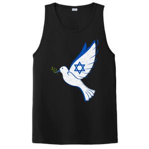 Israel Pro Support Stand Strong Peace Love Jewish  PosiCharge Competitor Tank