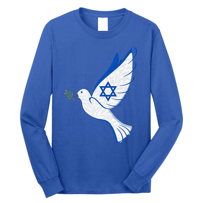 Israel Pro Support Stand Strong Peace Love Jewish  Long Sleeve Shirt