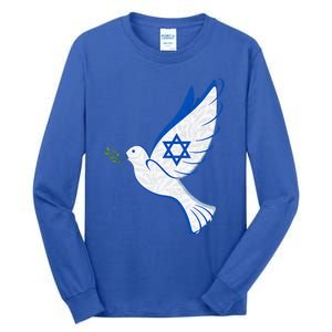 Israel Pro Support Stand Strong Peace Love Jewish  Tall Long Sleeve T-Shirt