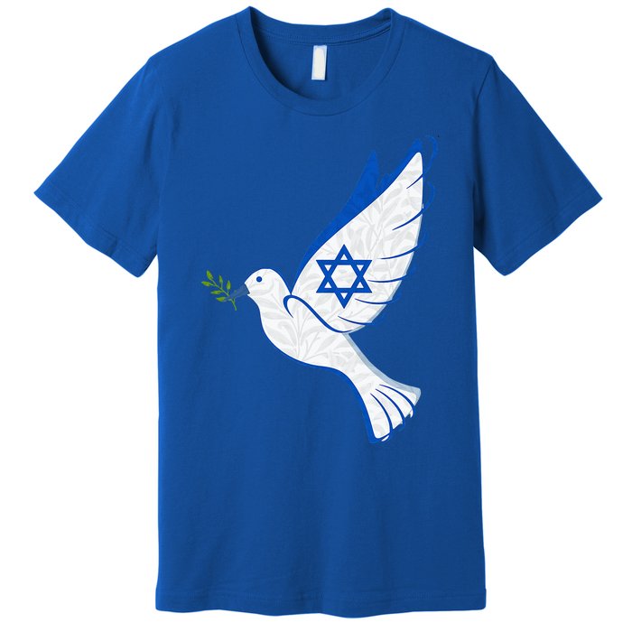 Israel Pro Support Stand Strong Peace Love Jewish  Premium T-Shirt