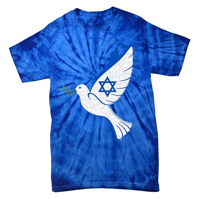 Israel Pro Support Stand Strong Peace Love Jewish  Tie-Dye T-Shirt