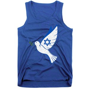 Israel Pro Support Stand Strong Peace Love Jewish  Tank Top