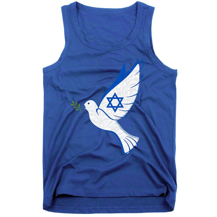 Israel Pro Support Stand Strong Peace Love Jewish  Tank Top