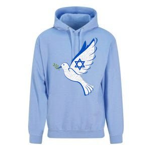 Israel Pro Support Stand Strong Peace Love Jewish  Unisex Surf Hoodie