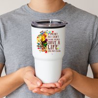 I Paint So I Don't Choke People Save A Life send Paint Color Tumbler