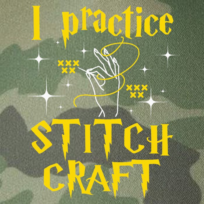 I Practice Stitch Craft Cross Stitching Cross Stitcher Legacy Tie Dye Trucker Hat