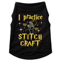 I Practice Stitch Craft Cross Stitching Cross Stitcher Doggie Tank