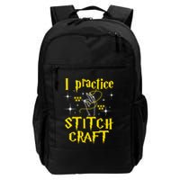 I Practice Stitch Craft Cross Stitching Cross Stitcher Backpack